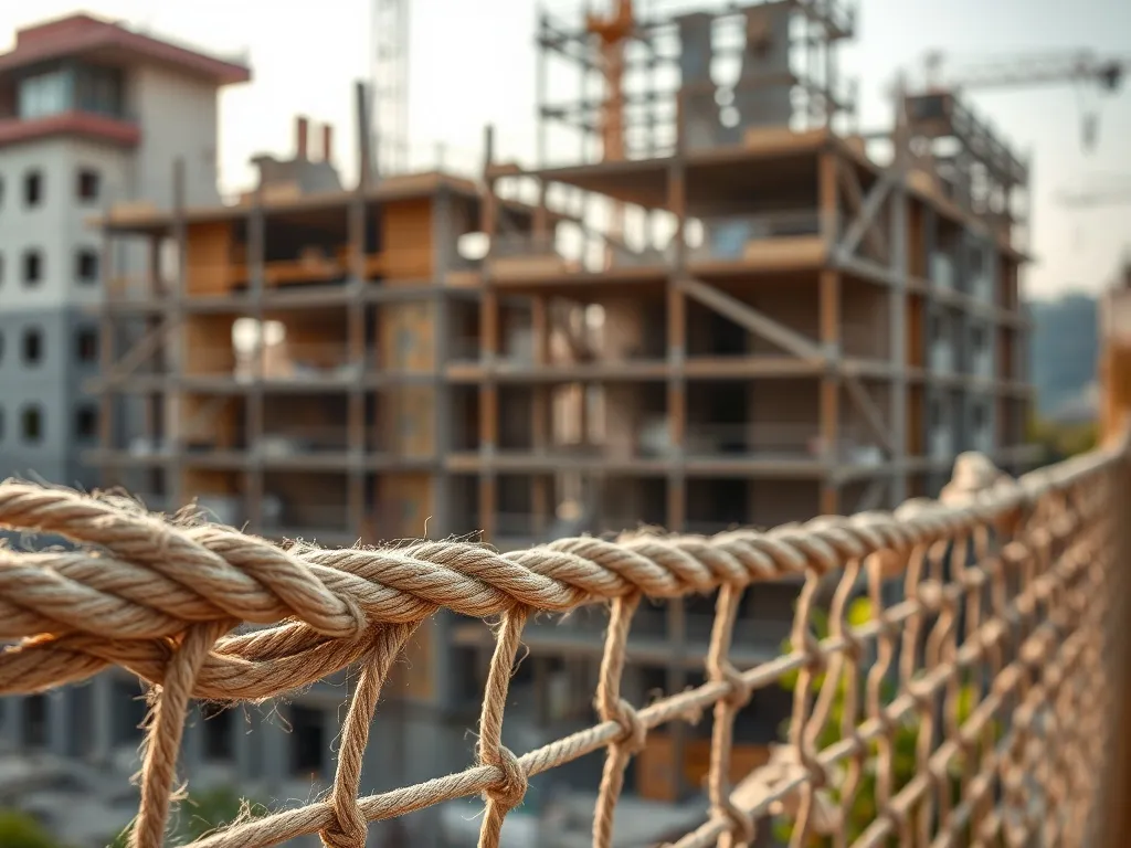 Siatki sznurkowe w budownictwie – funkcje ochronne i porządkowe